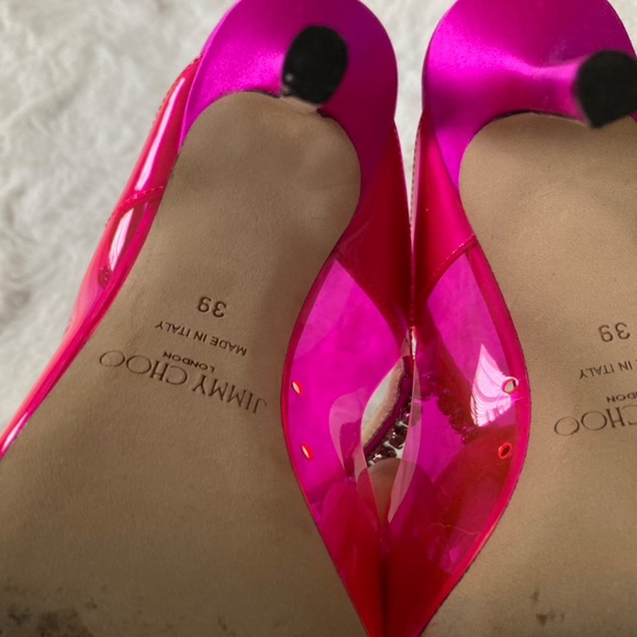 Jimmy Choo Bing 100 Embellished Mules - Picture 9 of 9